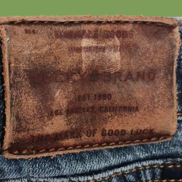 Lucky Brand 221 Straight Mens  Blue Denim Jeans Mid-Rise 40x30 - Picture 8 of 13